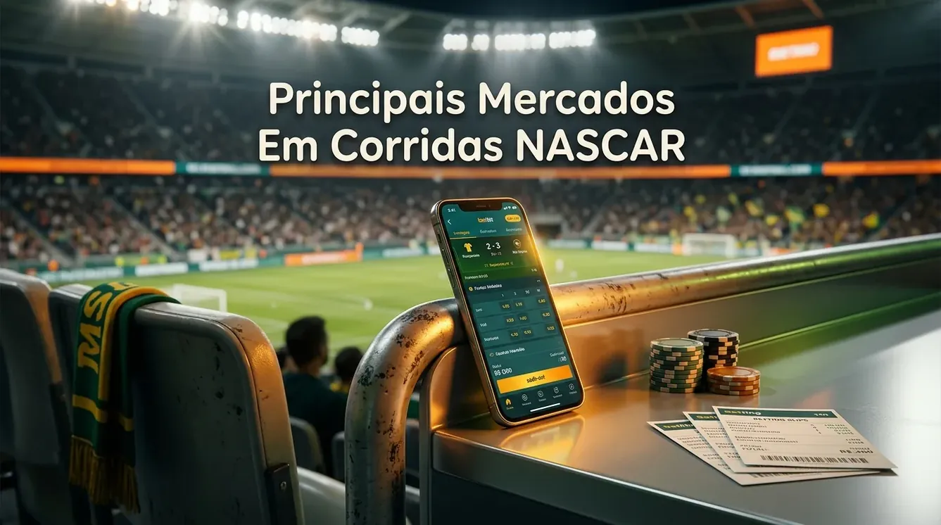 Fichas de apostas em mercados de corrida NASCAR.